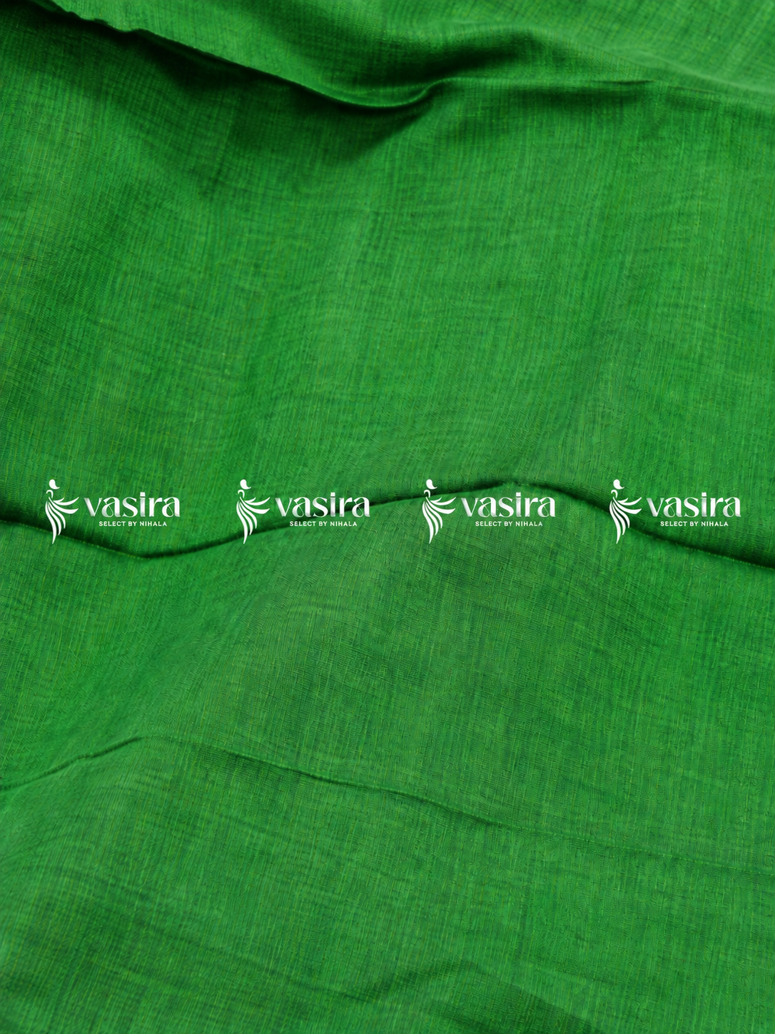 Green and royal purple Narayanpett saree with gold zari border – view 4